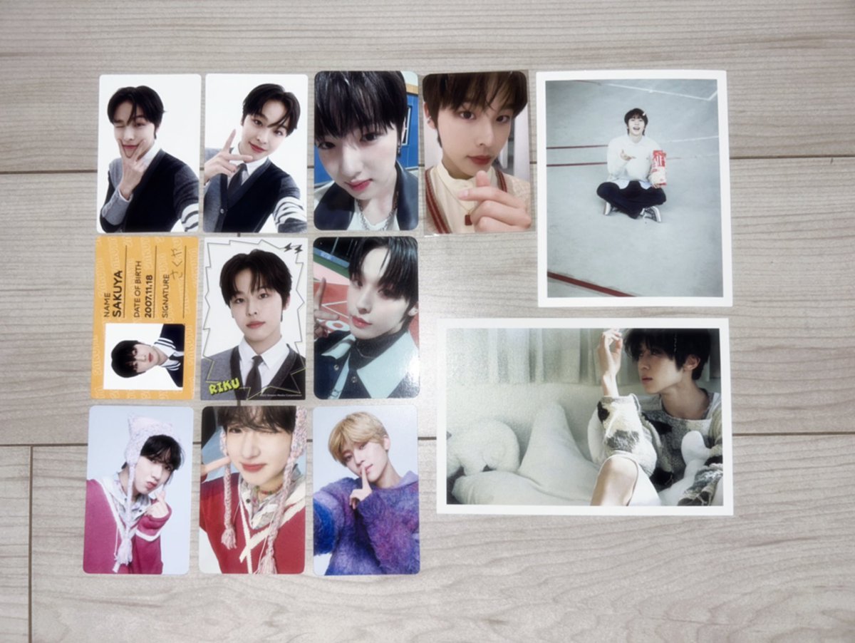 NCT WISH トレカ ポスカ 交換
nctnewteam Hands up WISH Steady LOGin 

譲 ) 画像のもの (シオン りく さくや りょう)

求 ) 🌳 デヨン ジェヒ ※なるべく同種希望

📮郵送希望です。
お気軽にリプまたはdmお願いいたします♡♡