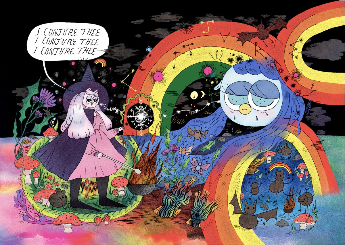 Currently reading a draft of <a href="/Donyatodd/">Donya Todd</a>'s long-awaited first ever full length graphic novel...are you hyped yet? #AHP2025  #comics