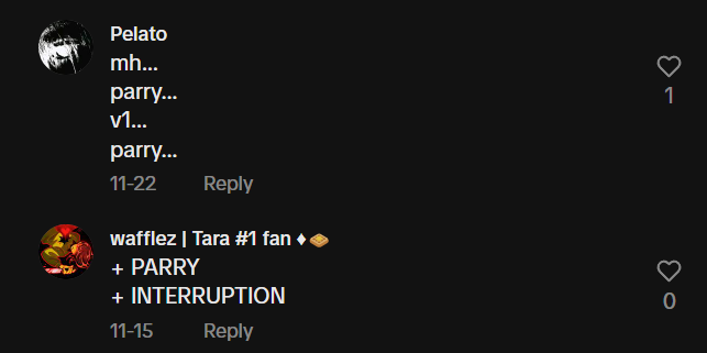 I once showcased a pretty standard parry mechanic I added to my game, these were some of the comments