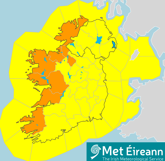 ⚠️Weather Warning Update⚠️

🟠Met Éireann has issued a Status Orange Wind warning in coastal counties

Coillte advises all forest users to exercise extreme caution if entering forest lands &amp; follow safety signs on-site and stay safe!

Warning until  09:00 Saturday 07/12/2024