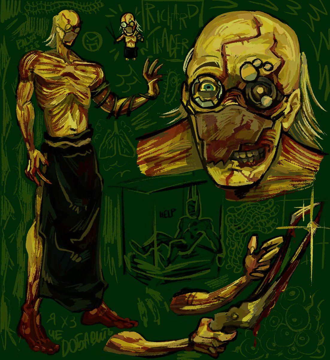 Palyaa228's tweet photo. I'LL EAT HIS ASS!!

#outlast #art #outlastfanart #Trager #RichardTrager https://t.co/9CtoqWvA2X