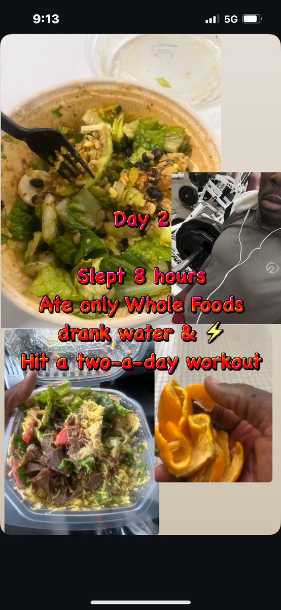 Victor_Yates's tweet photo. Day 2 complete!!!
I'm telling you now, if you want to change your life....
Hit me with ya email so you can join us for when we launch off in the new year.
This lifestyle change does not involve being hungry & not involved working out for 3 hours a day.
#Gufa https://t.co/x7uEgsWd78