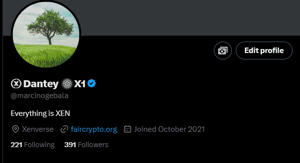 marcinogebala's tweet photo. Thanks for almost 400 followers on Twitter! 🎉 Your support means a lot, and I'm excited to keep growing this community together. 🙌
Next step: -> 500 followers! 🚀I'm all in on supporting the Xen ecosystem, and with the upcoming X1 network, there's so much more to look forward to. Let’s keep pushing the boundaries and building something great! 🚀
Stay tuned, and thanks again for being part of this journey! 💙 #Xen #X1 #Crypto #Community $XEN