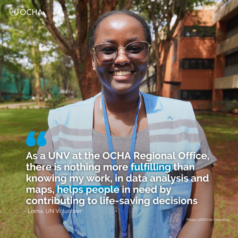 UNOCHA_ROSEA's tweet photo. Volunteers around the world are committed to serving those in need.

On this #InternationalVolunteersDay, we celebrate @‌UNOCHA_ROSEA volunteers for their efforts to bring hope to people affected by crises.

#IVD2024