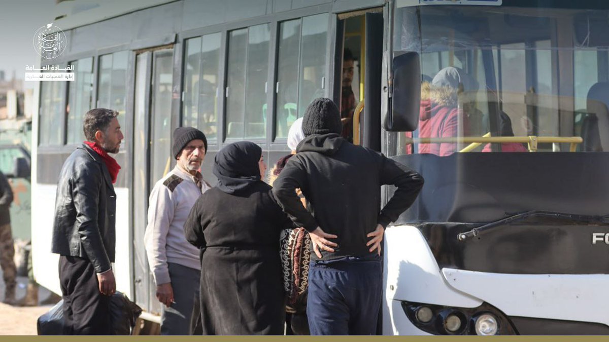 تأمين عودة أهالي مدينتي نبل والزهراء إلى بيوتهم
#إدارة_العمليات_العسكرية 
#ردع_العدوان