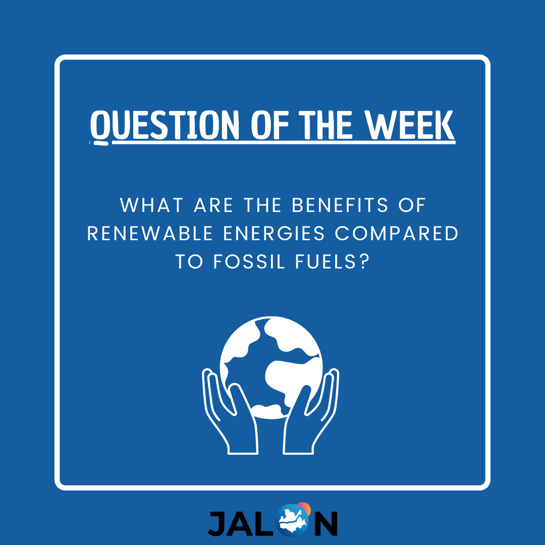 Jalon_ce's tweet photo. #𝗖𝗼𝗺𝗺𝘂𝗻𝗶𝘁𝘆𝗘𝗻𝗲𝗿𝗴𝘆𝗤𝗔

❓What are the benefits of renewable energies compared to fossil fuels?

👇 Share your opinion with us

Let's learn together 🤓

#JALON #RenewableEnergyCommunities #RenewableEnergy #Portugal #Spain https://t.co/dmL08Tdz9X