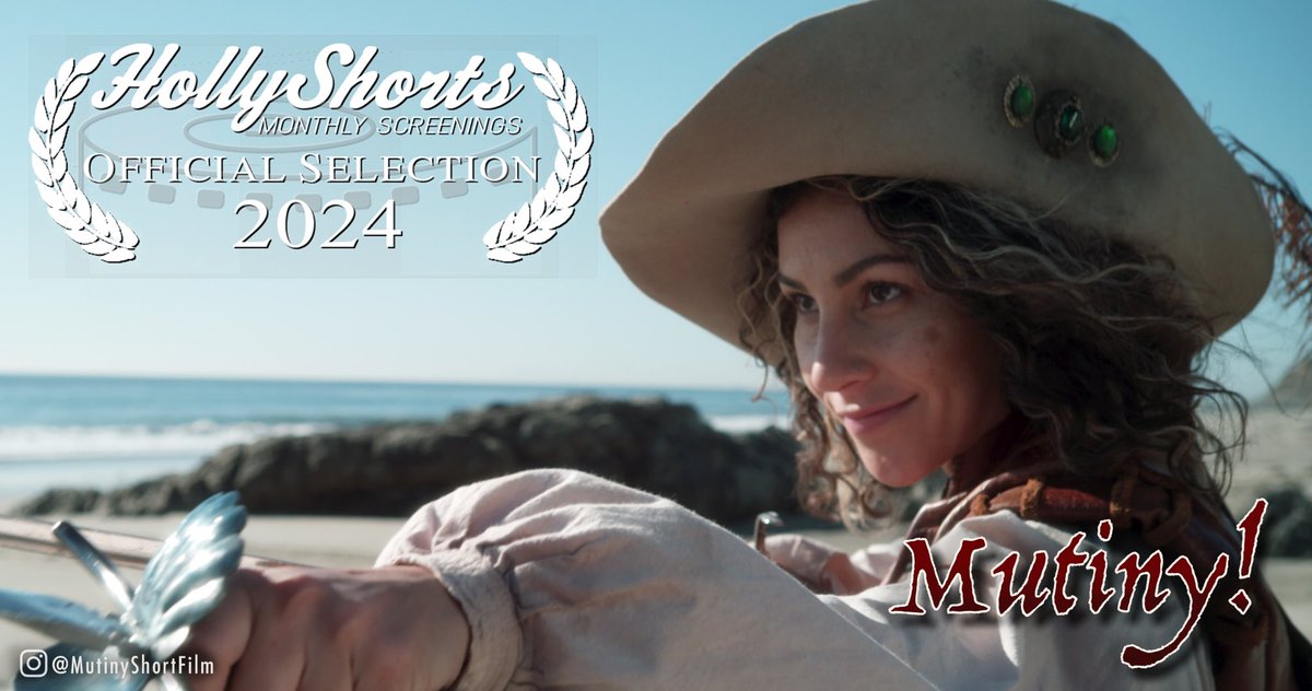MatthewGratzner's tweet photo. Thank you @HollyShorts for selecting @MutinyShort to screen at your Monthly Screening Program, Wednesday, 12/11, at 7:00pm at TCL Chinese &amp; Theaters Hollywood!!  And then Streaming on @OfficialBitpix from 12/12-12/19!!
https://t.co/5cp6oJtFF0
https://t.co/75VrHzjAxh
@BitPixtv https://t.co/m2qgkA3Va7