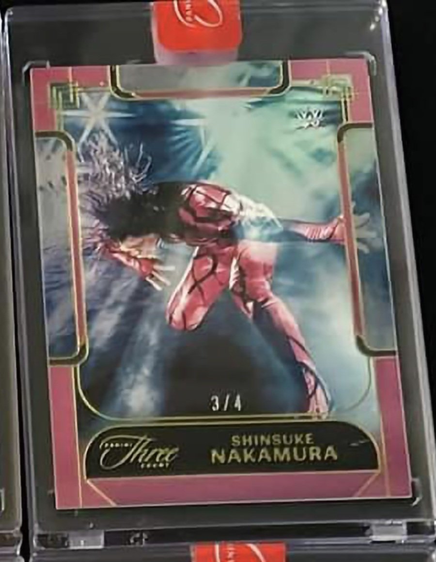 TimVoorhees's tweet photo. Both FOTL WWE Three Counts secured and on their way home to the Supercollection! Stoked to get both of these out of breaks without chasing in dozens of cases. #ShinsukeN #StrongStyle #YeaOh https://t.co/nxKdkKSUMN