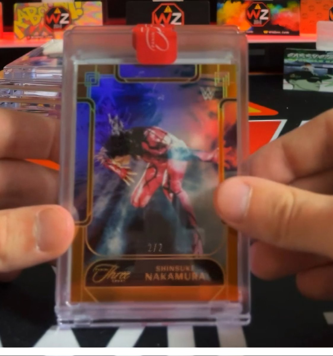 TimVoorhees's tweet photo. Both FOTL WWE Three Counts secured and on their way home to the Supercollection! Stoked to get both of these out of breaks without chasing in dozens of cases. #ShinsukeN #StrongStyle #YeaOh https://t.co/nxKdkKSUMN