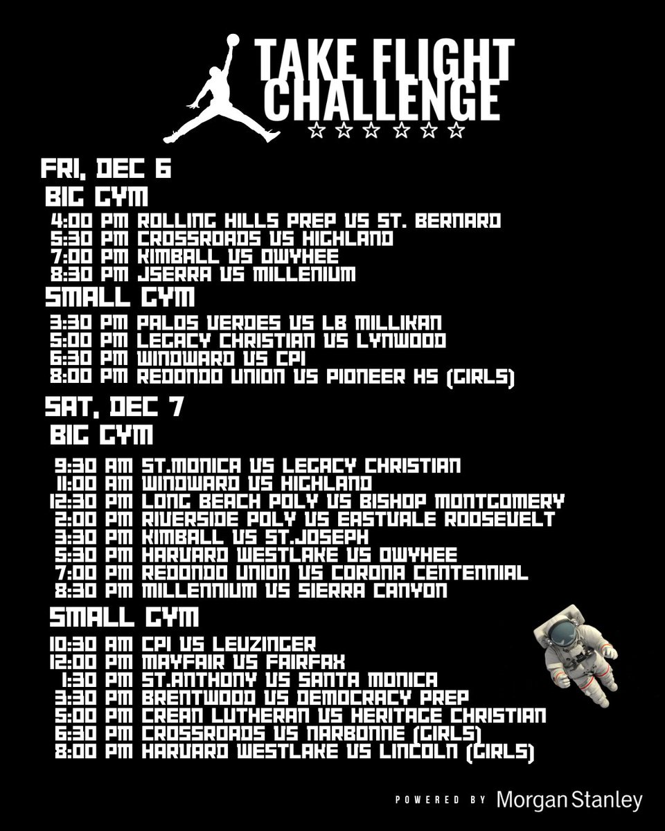 Jordan Take Flight Challenge powered by Morgan Stanley