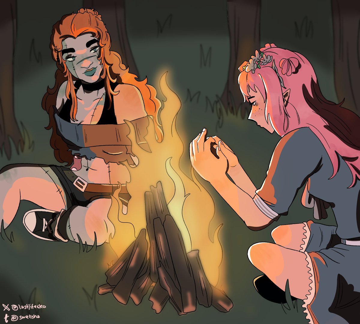 DailyFairyFort's tweet photo. missed day 4, whoopsies, here it is now! 🗡️
#zombiecleofanart #ldshadowladyfanart https://t.co/aqFfQJGXdE