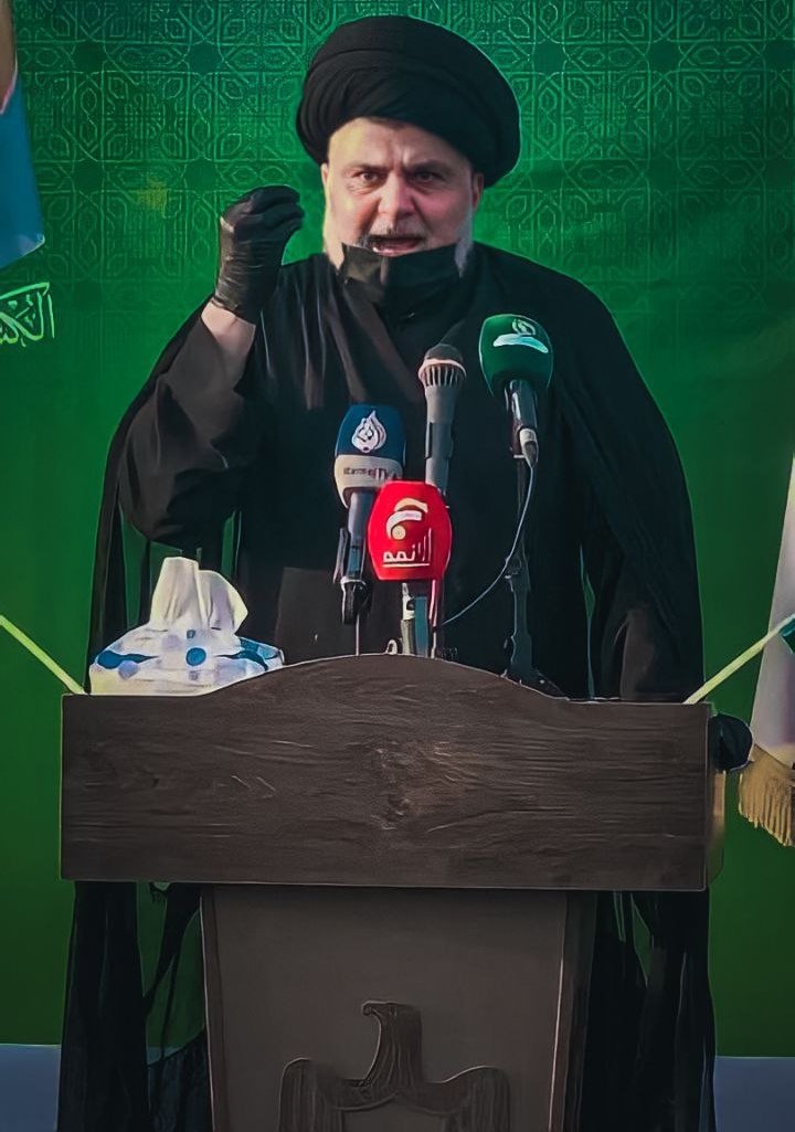 za___mu's tweet photo. فنحنُ مازلنا على موقفنا من عدم التدخل بالشأن السوري.. وعدم الوقوف ضد قرارات الشعب فهو المعنى الوحيد بتقرير مصيره 
_السيد مقتدى الصدر أعزه الله 
#سلاما_سوريا https://t.co/vSSAD8Xtpg