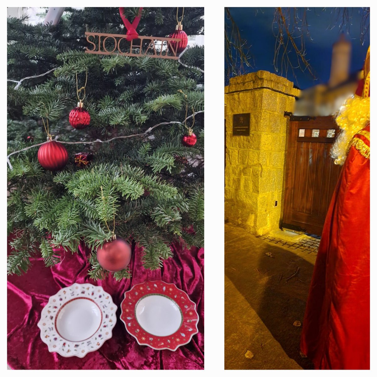 Florence Ensch (@fenschmaee) on Twitter photo Happy to report that there have been sightings of #Kleeschen (St Nicholas) near <a href="/LUinDublin/">Luxembourg Embassy in Ireland</a> .
Leiw Kanner: don't forget to place your plates under the tree or near the door tonight & leave some hay or carrot for his donkey ... Happy to report that there have been sightings of #Kleeschen (St Nicholas) near <a href="/LUinDublin/">Luxembourg Embassy in Ireland</a> .
Leiw Kanner: don't forget to place your plates under the tree or near the door tonight & leave some hay or carrot for his donkey ...