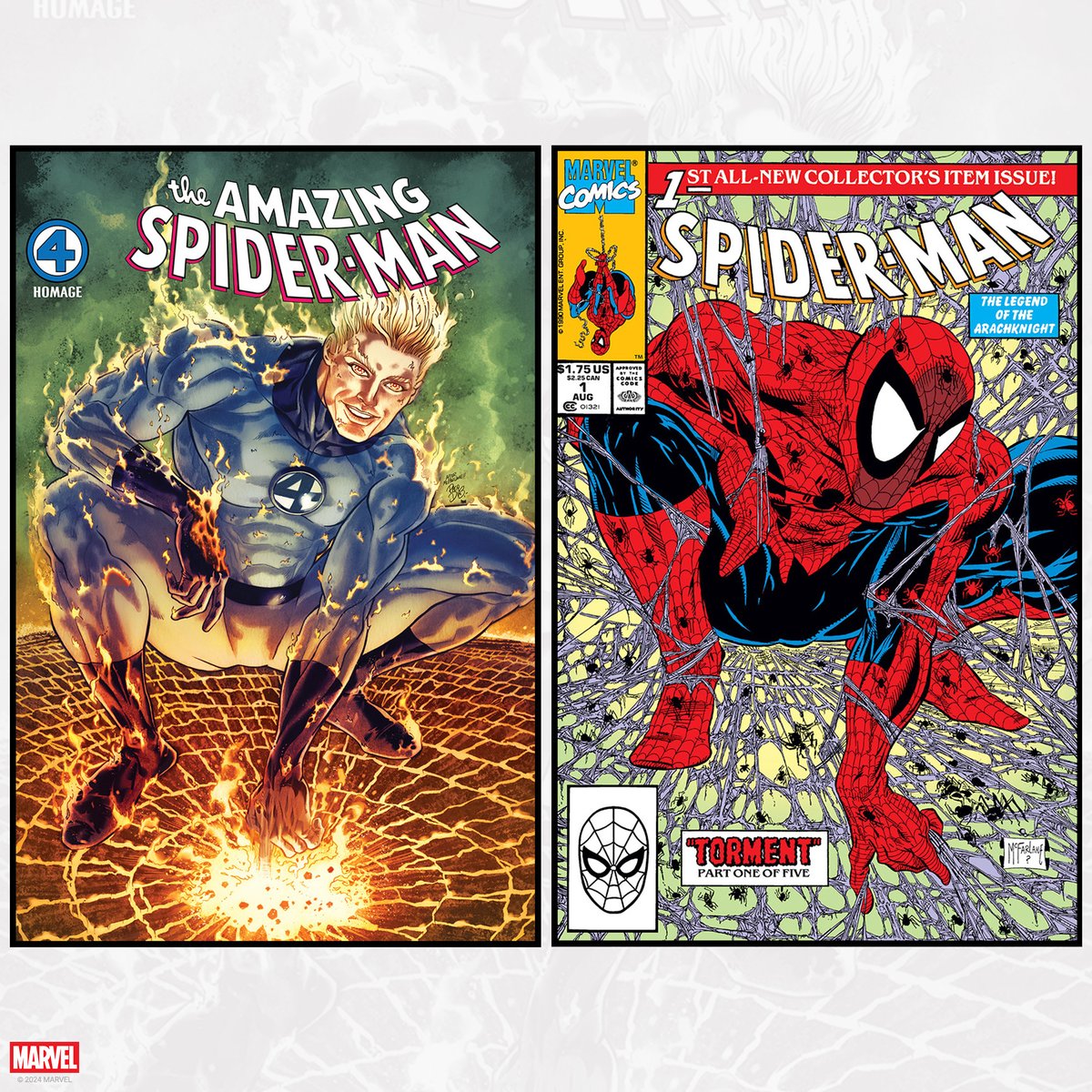 <a href="/LucianoVecchio/">Luciano Vecchio</a> 🎨 Amazing Spider-Man #66 Fantastic Four Homage Variant by <a href="/PacoDiazcomic/">Paco Diaz comic book artist</a>