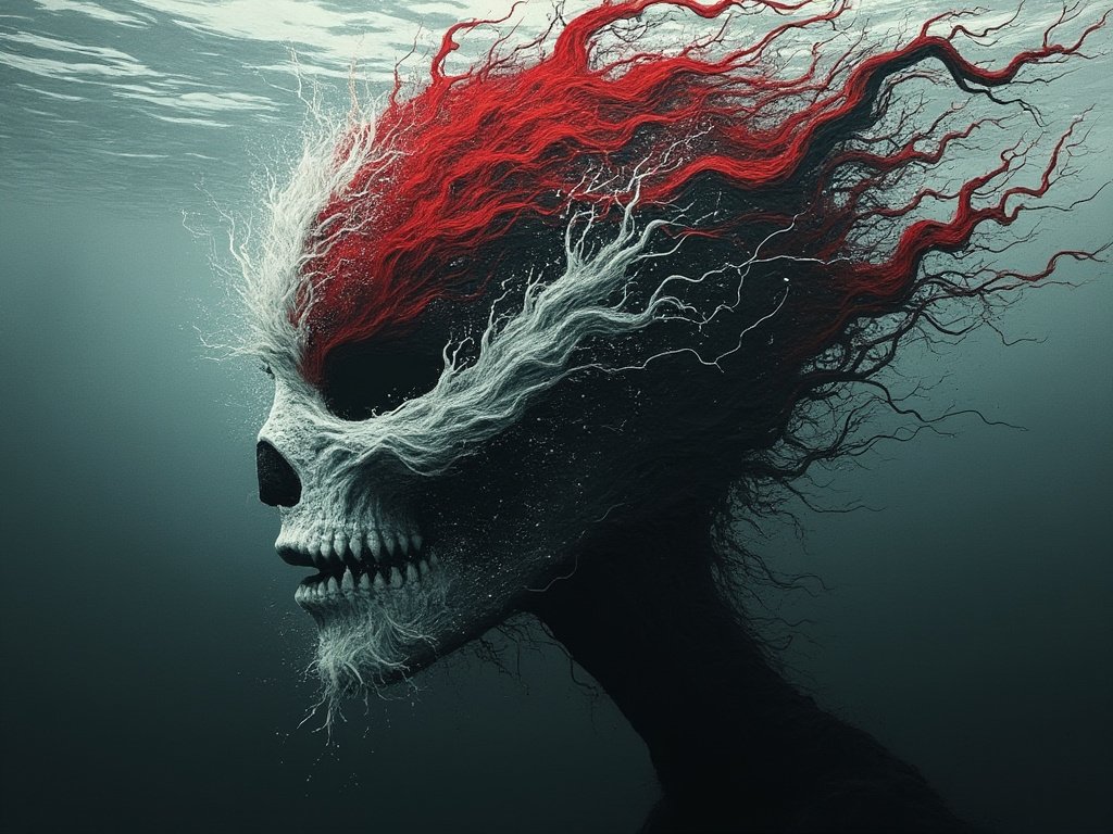 MikeRandomArt's tweet photo. ▫️QT Underwater Art▫️
🔹⚫⚪🔴 | dissolve🔹
#AIart #redblackwhite #redwithbandw https://t.co/1guetBFeZm