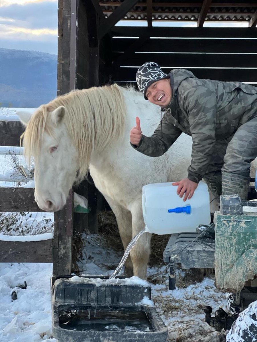 Nasz kochany Kelly i nasz uratowany Szampan wspomnienia minionej zimy! Aż nam to zdjęcie sprzed roku serce rozgrzało. A Wam?