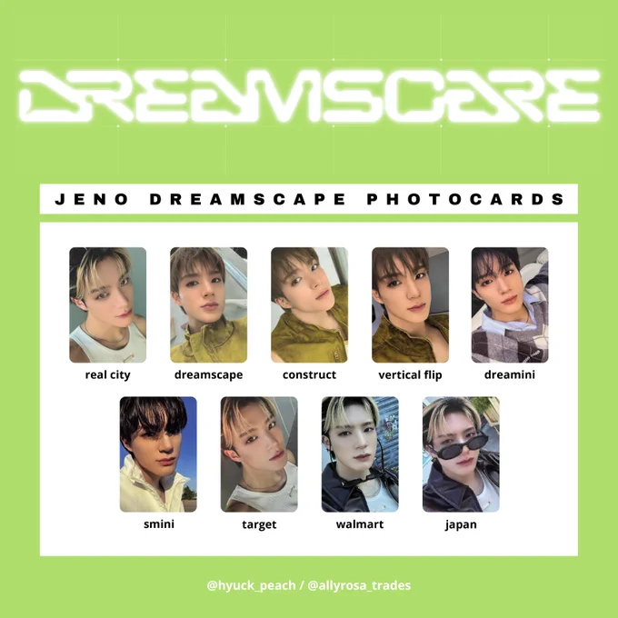 NCT DREAM dreamscape トレカ ジェノ japan 日本 NCT DREAM
