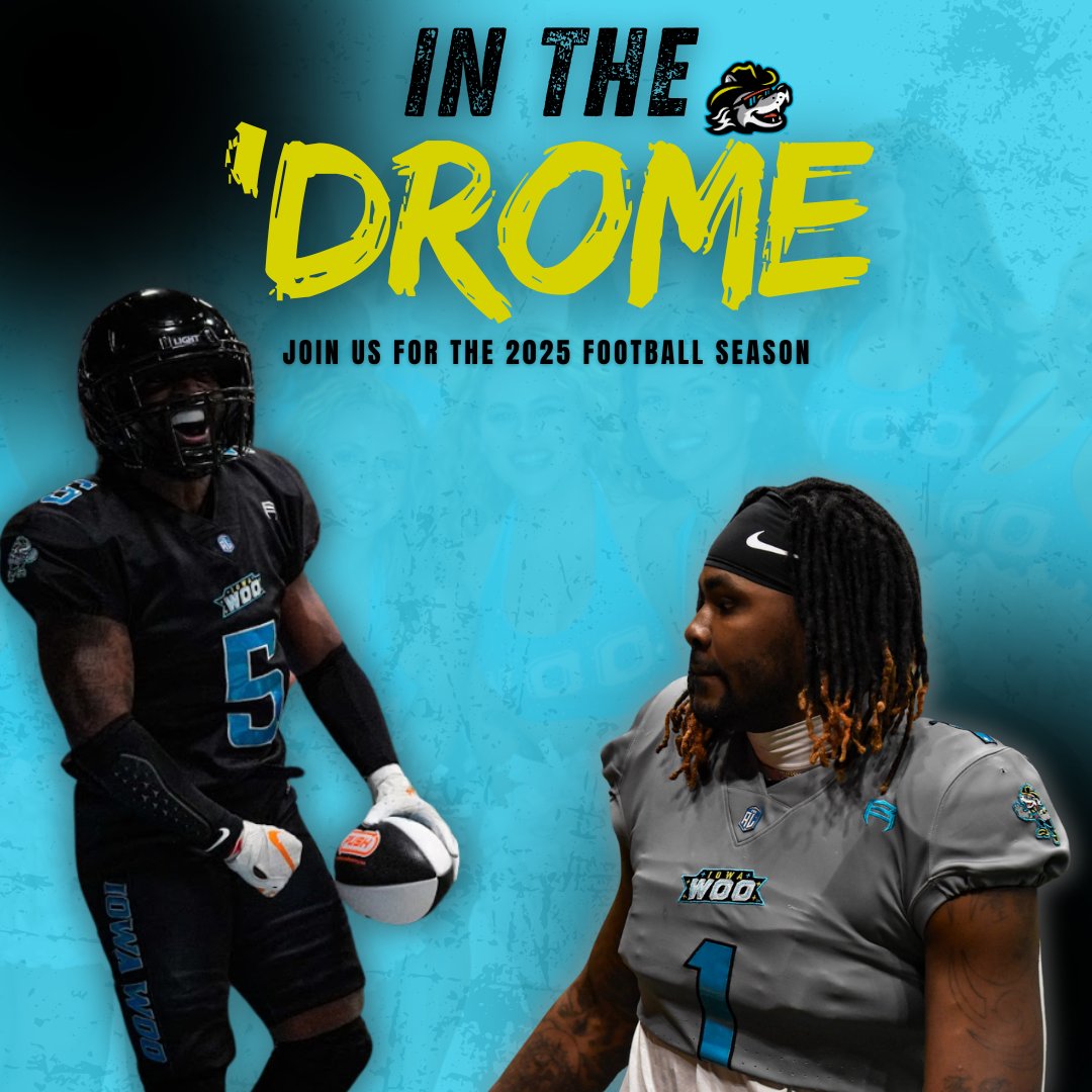 IowaWooALF's tweet photo. BACK AND BETTER THAN EVER! The 'Drome is calling, #WooNation! ๐ฅ Get your season tickets, on sale now, at https://t.co/ZW4aCbEioe!
#WooNation #BackInTheDrome #ArenaFootball #NCC #HistoricHippodrome #IowaWoo #TAL #Waterloo #GetYourTicketsNow https://t.co/EnLK4ihsOI
