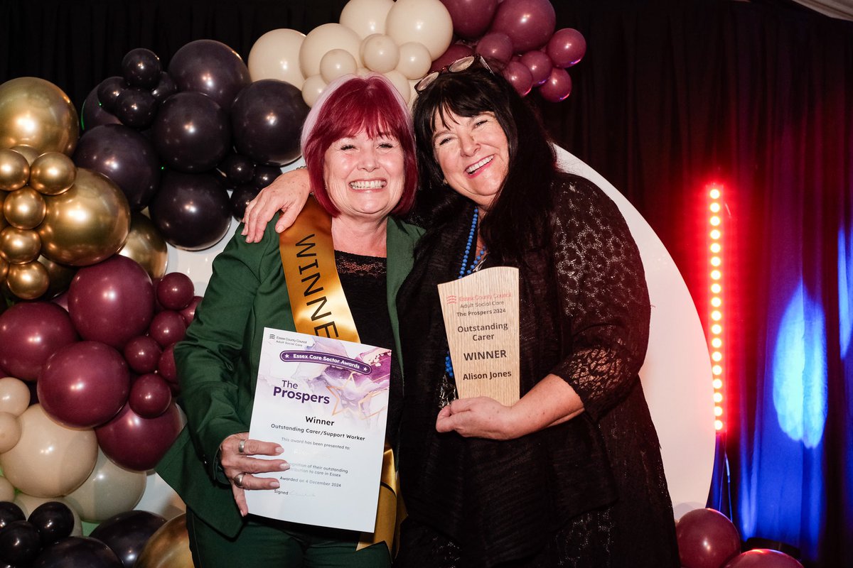 ProsperHF's tweet photo. Fantastic evening celebrating the best in Care at Essex Care Sector Awards 2024 @_amandawaring @Essex_CC https://t.co/78BDMDuSgA