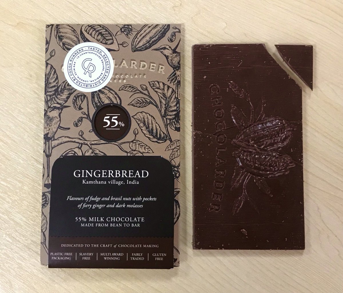 A gently seasonal lift from this lovely bar by Cornwall’s excellent ⁦<a href="/chocolarder/">Chocolarder</a>⁩ - bravo!