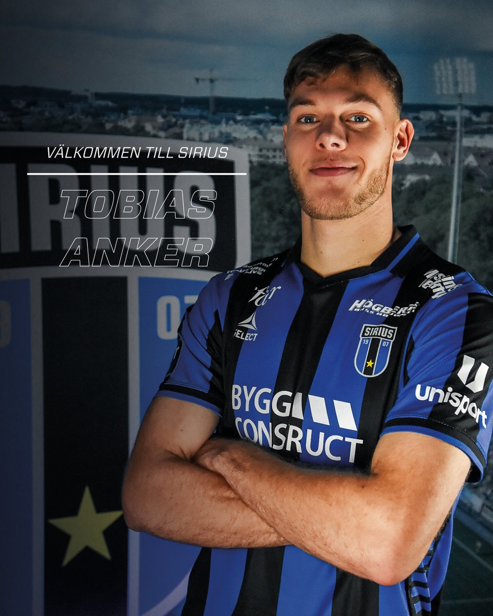 siriusfotboll's tweet image. Välkommen till Sirius, Tobias Anker! 🔵⚫

Sirius Fotboll är överens med den danska klubben AGF om en övergång av den 23-åriga försvaren Tobias Anker. Det signerade avtalet sträcker sig till sommaren 2029.

Läs mer på siriusfotboll.se