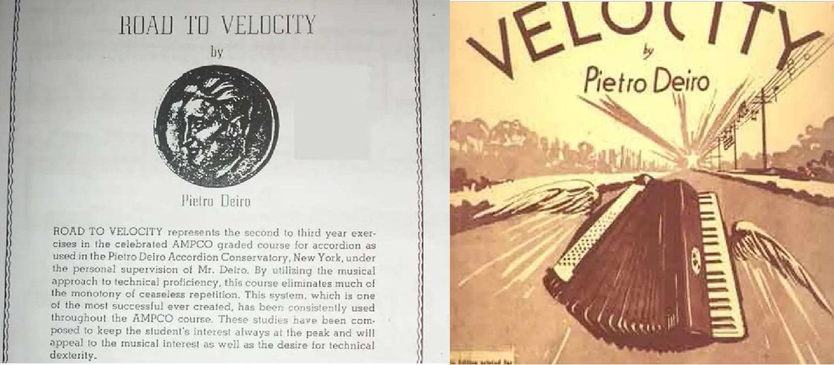 A new book added to our archives recently, giving reference to a conservatory owned by the great Pietro Deiro in New York. A famous school that educated many young accordionists