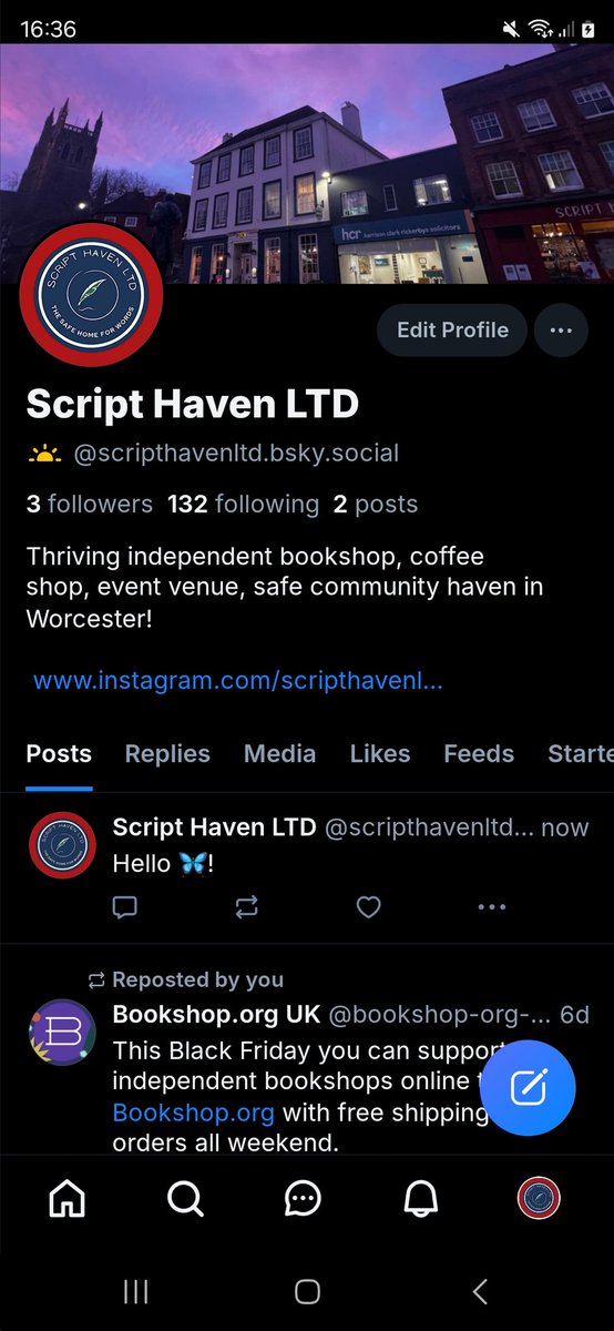 Script Haven (@scripthavenltd) on Twitter photo We're now on Bluesky! π¦
Go and follow us. β€οΈ
#BlueSky #Bookshop <a href="/booksaremybag/">Books Are My Bag</a> <a href="/bookshop_org_UK/">Bookshop.org</a> We're now on Bluesky! π¦
Go and follow us. β€οΈ
#BlueSky #Bookshop <a href="/booksaremybag/">Books Are My Bag</a> <a href="/bookshop_org_UK/">Bookshop.org</a>