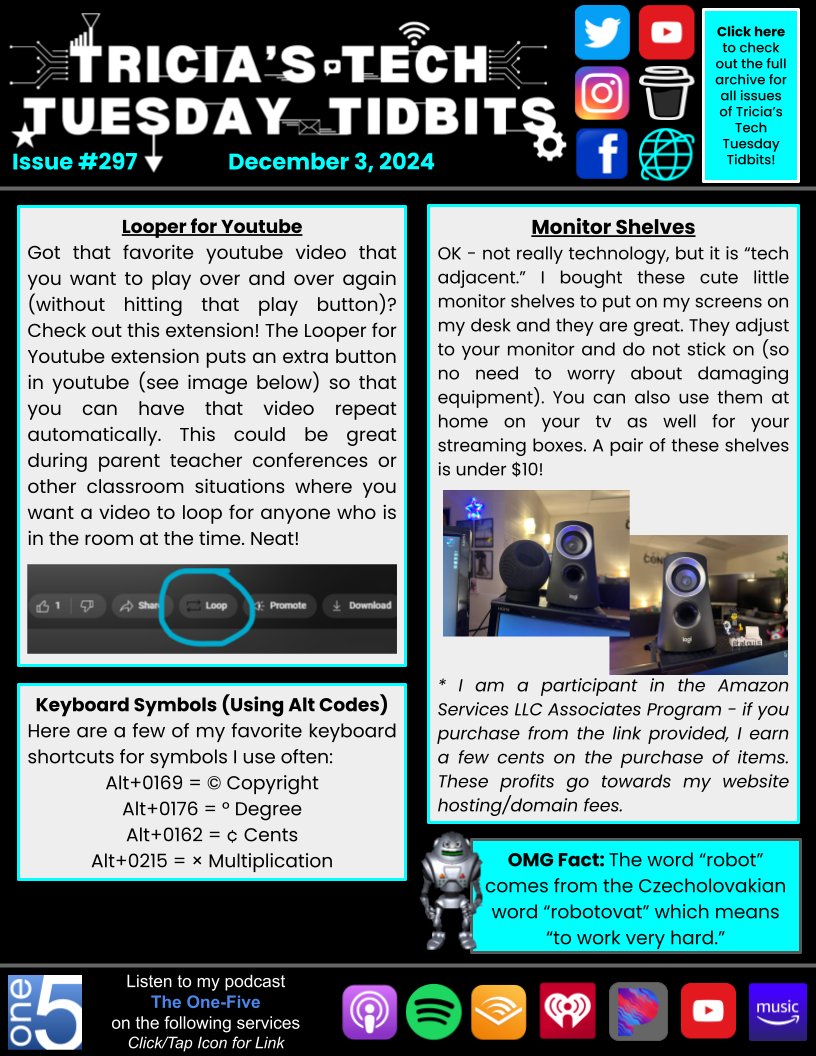talouis's tweet photo. Hello to all the #TechTuesdayTidbits Readers! Check out this week's issue  https://t.co/sQaXUrtlNc https://t.co/QgH9CBg0dp