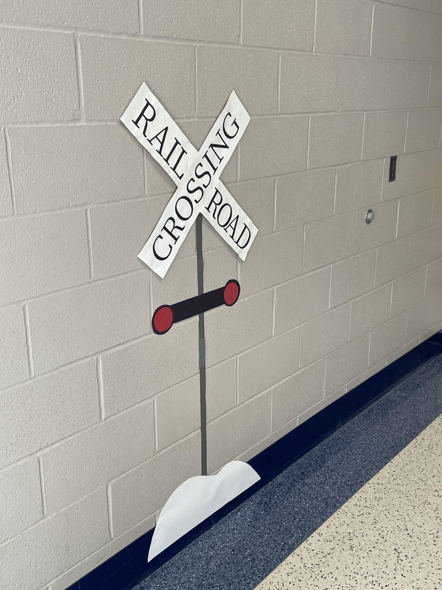 Mrs. Cote has been working hard for our upcoming PBIS Polar Express event! We are challenging our students and staff to work together to earn 15,000 Middie tickets during the first two weeks of the month. As a reward, they will travel to the North Pole! 🚂🎅