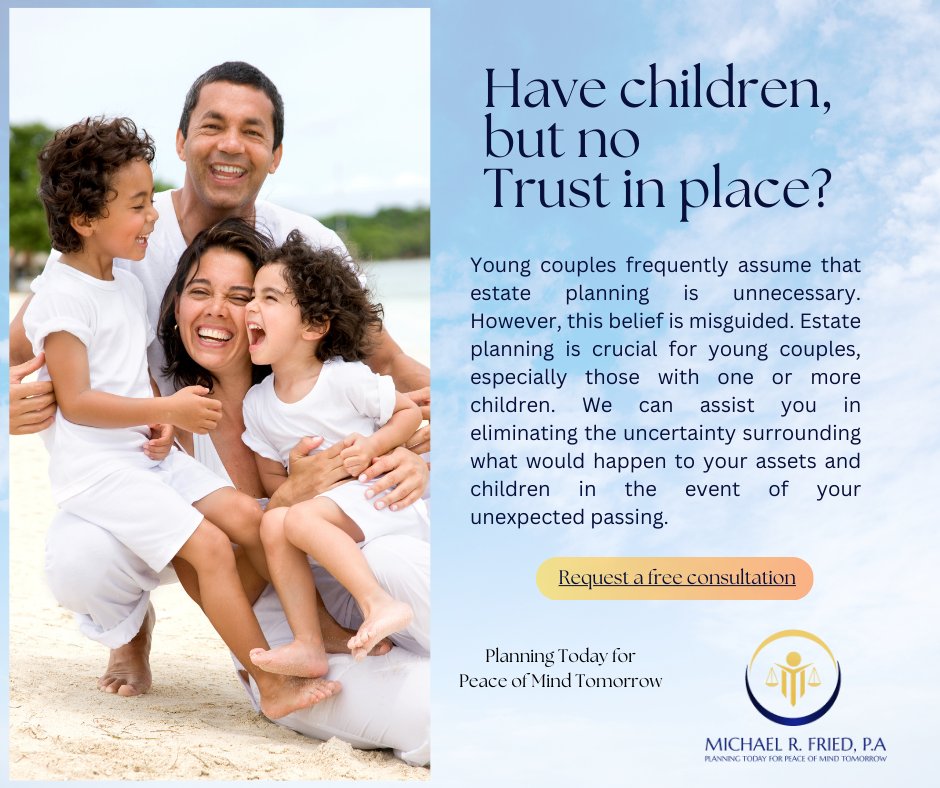 MichaelRFriedPA's tweet photo. We are here to help with all of your Estate Planning needs. 
https://t.co/CFjRjc6IOs
954-656-3605 https://t.co/wJuMjIUFAy