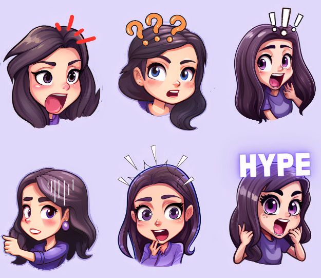 ashley_graham99's tweet image. Hey, streamers! Do you need/looking for twitch emotes? Don't hesitate to Slide into my DMs. 
#needlogo #Logo #twitch #kick #TwitchAffilate #emotes #artist #designer #GFX #Commission #GraphicDesigner #CartoonArt #illustration #headshot
#badges #overlay #kickcommunity