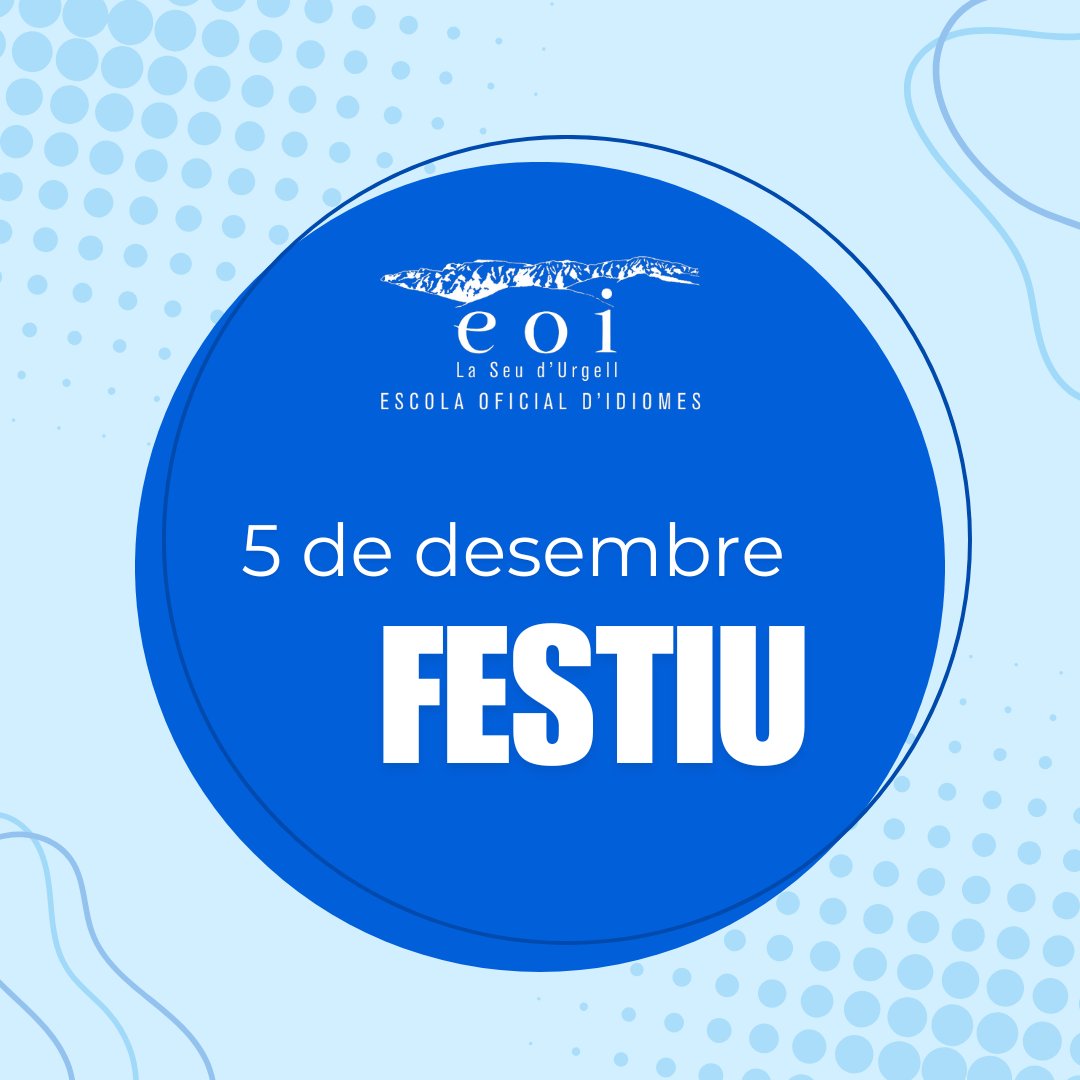 #eoiseu #laseu #eoicat #someoi #eoistas <a href="/inshugroger/">INS Hug Roger III</a> <a href="/inefcat/">Inefc</a> <a href="/InsPereBorrell/">Institut Pere Borrell Puigcerdà</a>  <a href="/ajlaseu/">Ajuntament de la Seu d'Urgell</a>