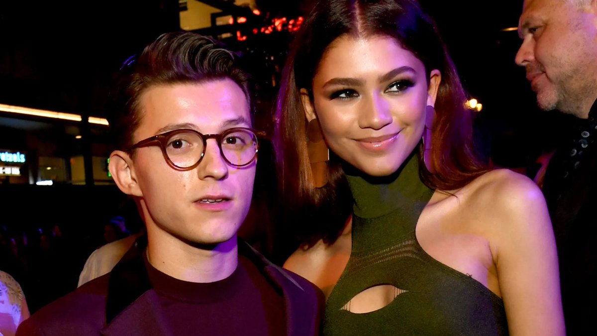 FakeShowbizNews's tweet image. Zendaya complains Tom Holland is so obsessed with the Asda rewards app, it’s become his whole personality