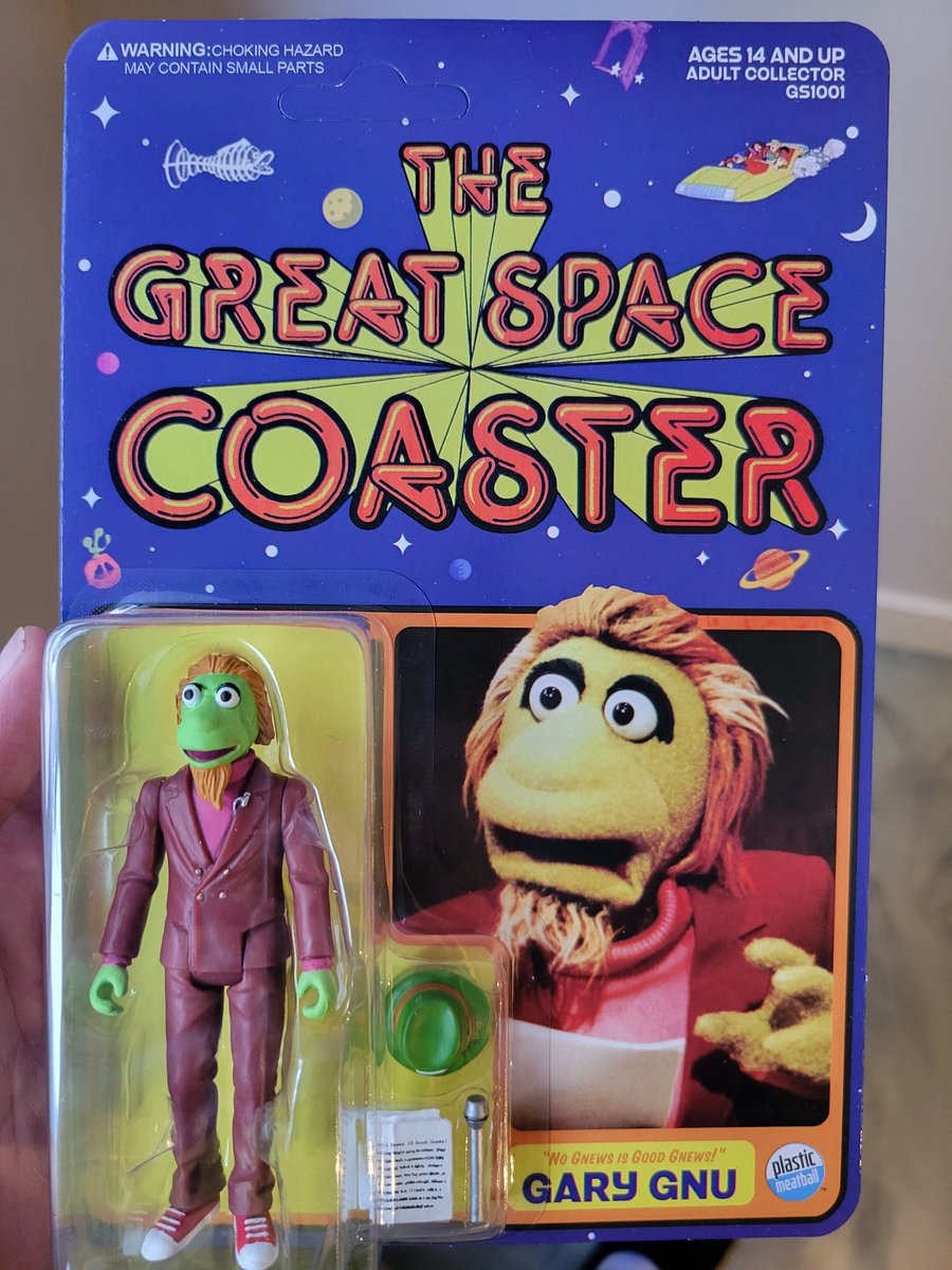 TGSC_Official's tweet photo. Here are a few more pics of the Gary Gnu action figure! Order yours here! https://t.co/CsKbHU89be #GaryGnu #TheGrratSpaceCoaster #80s https://t.co/3ACVlq9rz1