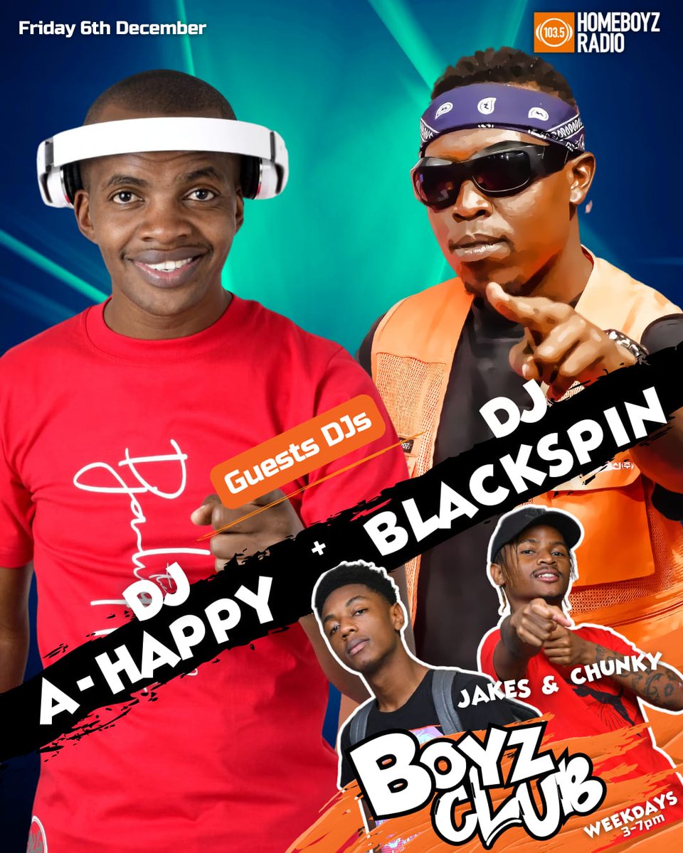 DjBlackspin's tweet photo. Live this friday at Homeboyz Radio ft
djahappy 🔥🔥
@HomeboyzRadio https://t.co/zfAFewlW3m