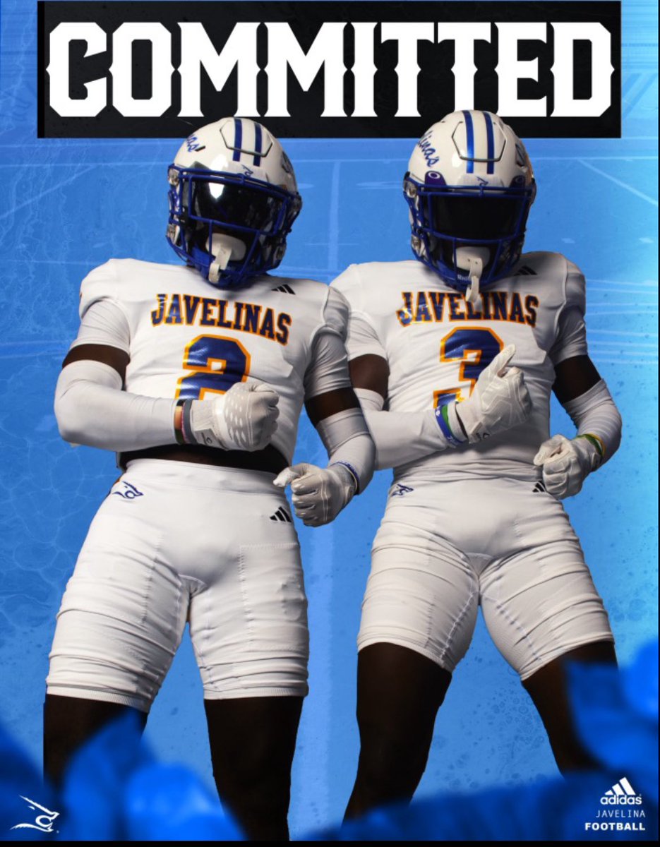 After talks with my family, coaches and prayer. I have decided to continue my academic and athletic career at <a href="/JavelinaFB/">TAMUK Javelina Football</a> . Thank you to coaches <a href="/CoachmartinezOL/">Manny Martinez</a> and <a href="/JericSmith12/">Jeric Smith</a> for this opportunity to play at the next level. <a href="/_HuntsvilleFB_/">Huntsville Hornet Football</a>
