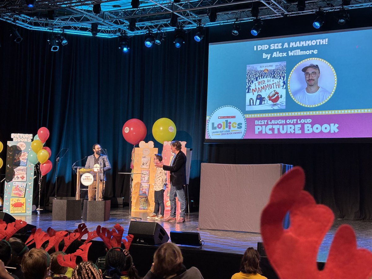 Congratulations to winners <a href="/RBrightBooks/">Rachel Bright Books</a> @_JimField  Alex Willmore <a href="/jamiesmart/">Jamie Smart</a> <a href="/LarryHayesAuthr/">LarryHayes</a>⁩ Katie Abey <a href="/Catiewilkins/">Catherine Wilkins</a>
Dr John Bradshaw and @clareelsom.⁠

#Lollies24 <a href="/lolbookawards/">Laugh Out Loud Book Awards</a> ⁠<a href="/scholasticuk/">Scholastic UK</a>