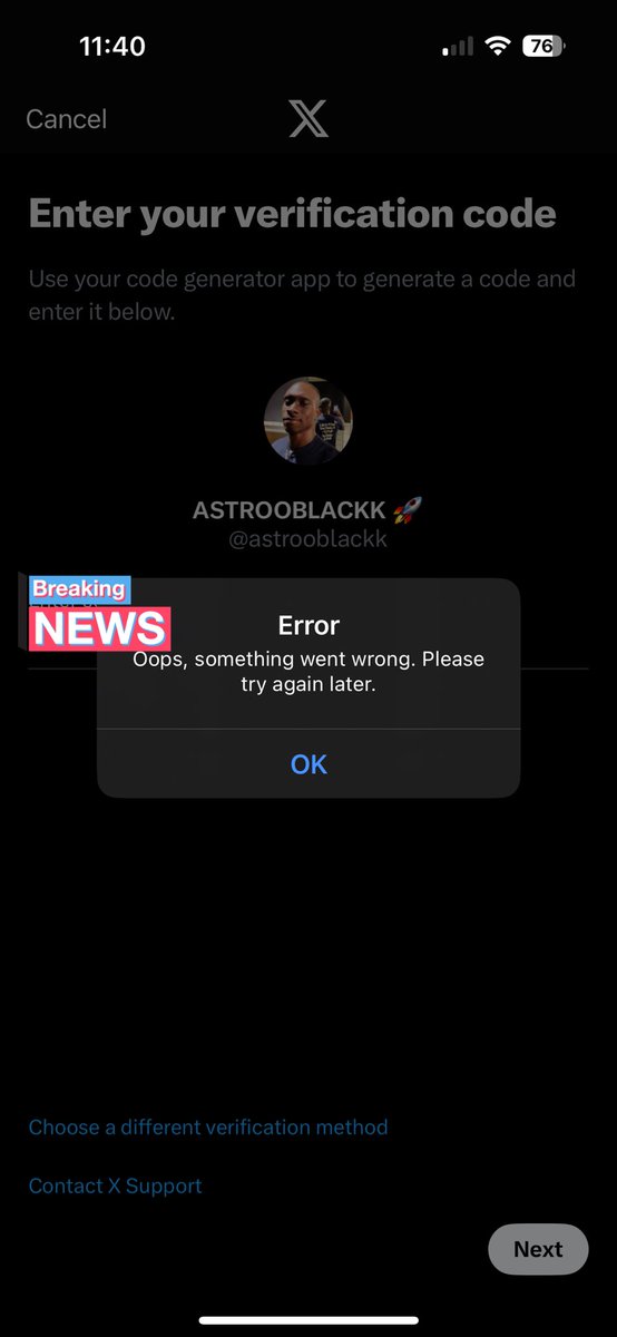 astrooblackk's tweet photo. I love the functionality of X these days 🙂 https://t.co/VeRjSbTuDY