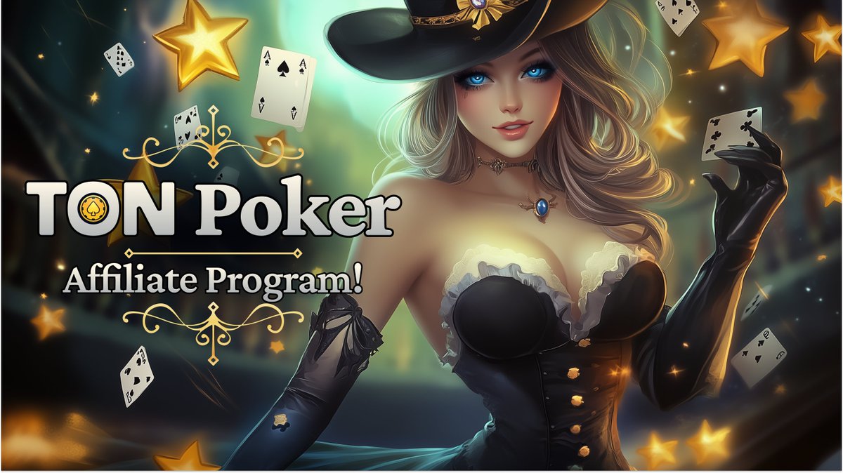 playTONPoker's tweet photo. ⭐️ Earn Money by Inviting Players to TON Poker! 💰

Telegram’s Affiliate Program is live, and we are ready to help you cash in! Bring users to our game and earn with  every player you refer. 🚀

💡 Perfect for:
✔️ Content creators
✔️ Influencers
✔️ Group admins &amp; game owners https://t.co/b7ZzS68ZNk