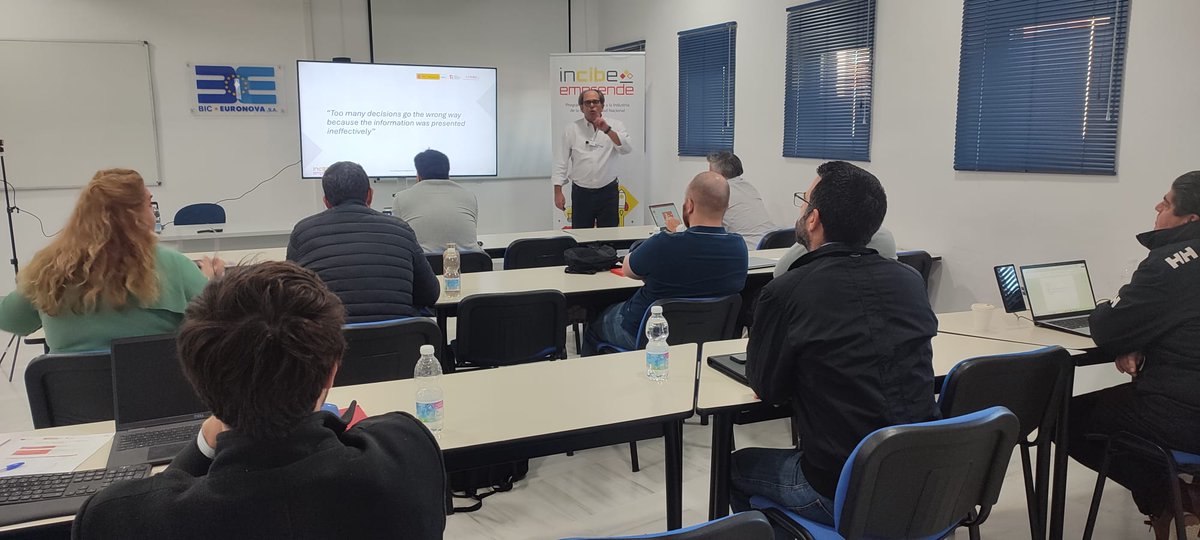 BicEuronova's tweet photo. ¡Non Stop acelerando startups! 🚀

Abordando Comunicación, diseño y preparación del pitch final, además de tratar la #Ciberseguridad

📍En @BicEuronova como entidad colaboradora del Programa de Aceleración de Empresas "Cybersecurity Ventures" de @IncibeEmprende del @INCIBE https://t.co/O2fOPizDfv