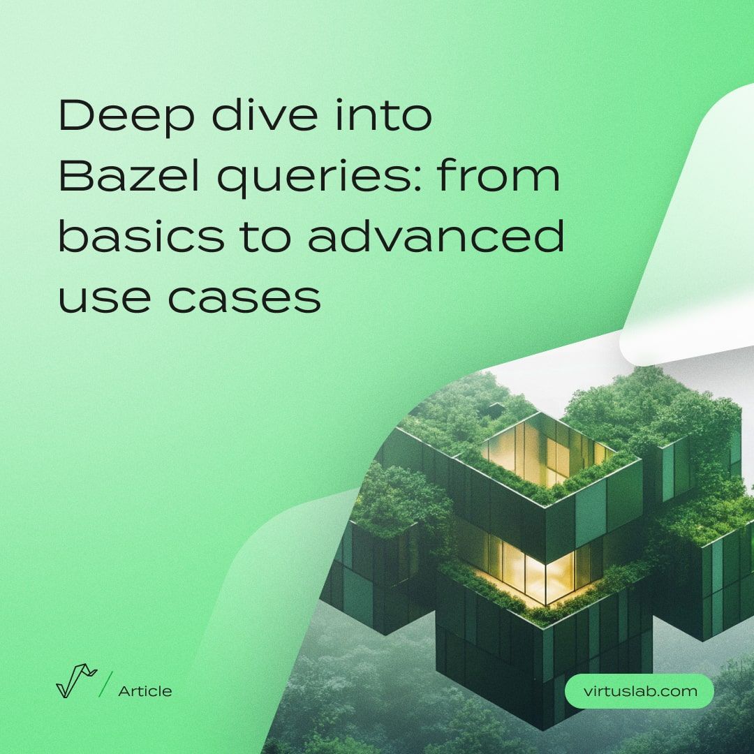 VirtusLab's tweet image. Enhance your build efficiency with Bazel&apos;s query commands! Learn how tools like aquery and cquery can optimize workflows, improve debugging, and help you build smarter. 

Link below👇

#VirtusLab #BazelQueries #BuildOptimization #SoftwareDevelopment #DevTools