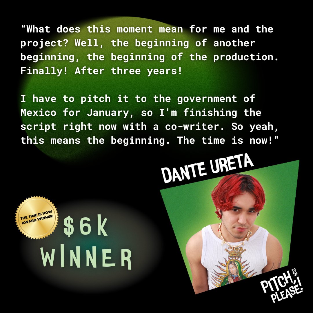 weareotv's tweet photo. We followed up with our $6k Pitch, Please winner Dante Ureta to see what this moment means for him and his #OTVFellows project, "El Camino De Alex"!
Watch how it all went down! #PitchPlease! is now streaming on the #OTVAPP - Download on Apple, Android, Roku, or FireTV https://t.co/t4eYGtk1h1