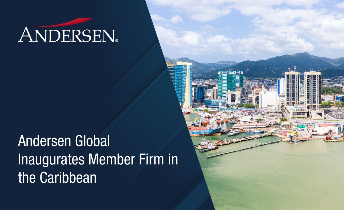 mikhailbaynes's tweet photo. Andersen Global continues to make an imprint on the global landscape as @robleybaynes, a collaborating firm since 2020, becomes a member firm and adopts the Andersen name. Andersen in Trinidad and Tobago is the first member firm in the Caribbean - https://t.co/xNVIuTe5Rr https://t.co/5eaL4U3rwN