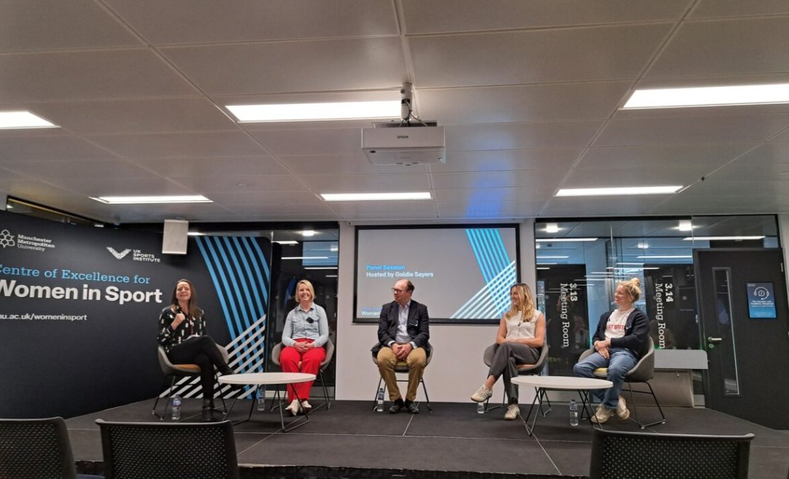 Manchester Met Institute of Sport (@mcrinstsport) on Twitter photo A huge thank you to all that attended the launch of the Centre of Excellence for Women in Sport, and our fantastic panel
<a href="/AliDonnelly/">Ali Donnelly</a>
<a href="/goldiesayers/">Goldie Sayers</a>
<a href="/MollyCaudery/">Molly Caudery</a>
<a href="/Robyn_Love13/">Robyn Love</a>
and
<a href="/BarneyStorey/">Barney Storey</a>
mmu.ac.uk/institute-of-s… A huge thank you to all that attended the launch of the Centre of Excellence for Women in Sport, and our fantastic panel
<a href="/AliDonnelly/">Ali Donnelly</a>
<a href="/goldiesayers/">Goldie Sayers</a>
<a href="/MollyCaudery/">Molly Caudery</a>
<a href="/Robyn_Love13/">Robyn Love</a>
and
<a href="/BarneyStorey/">Barney Storey</a>
mmu.ac.uk/institute-of-s…