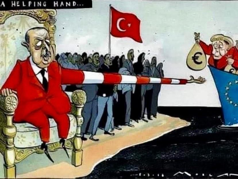 Ingiliz gazetesi The Times`da calisan karikatürist Norvecli Morten Morland.