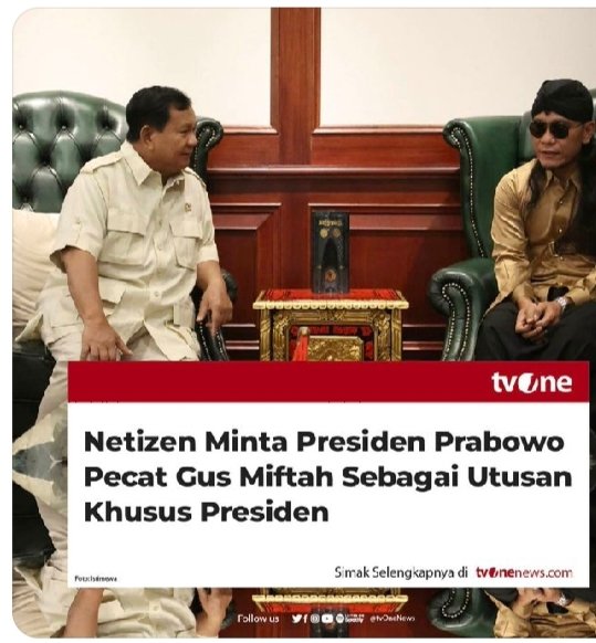 Ra22229Rahmat's tweet photo. @DokterTifa @prabowo Kacamataku lebih berharga daripada siapapun.
Biar lagi ngadep presiden juga kagak bakalan gue lepas...🤣🤣🤣 https://t.co/jyuTNT2Qdm