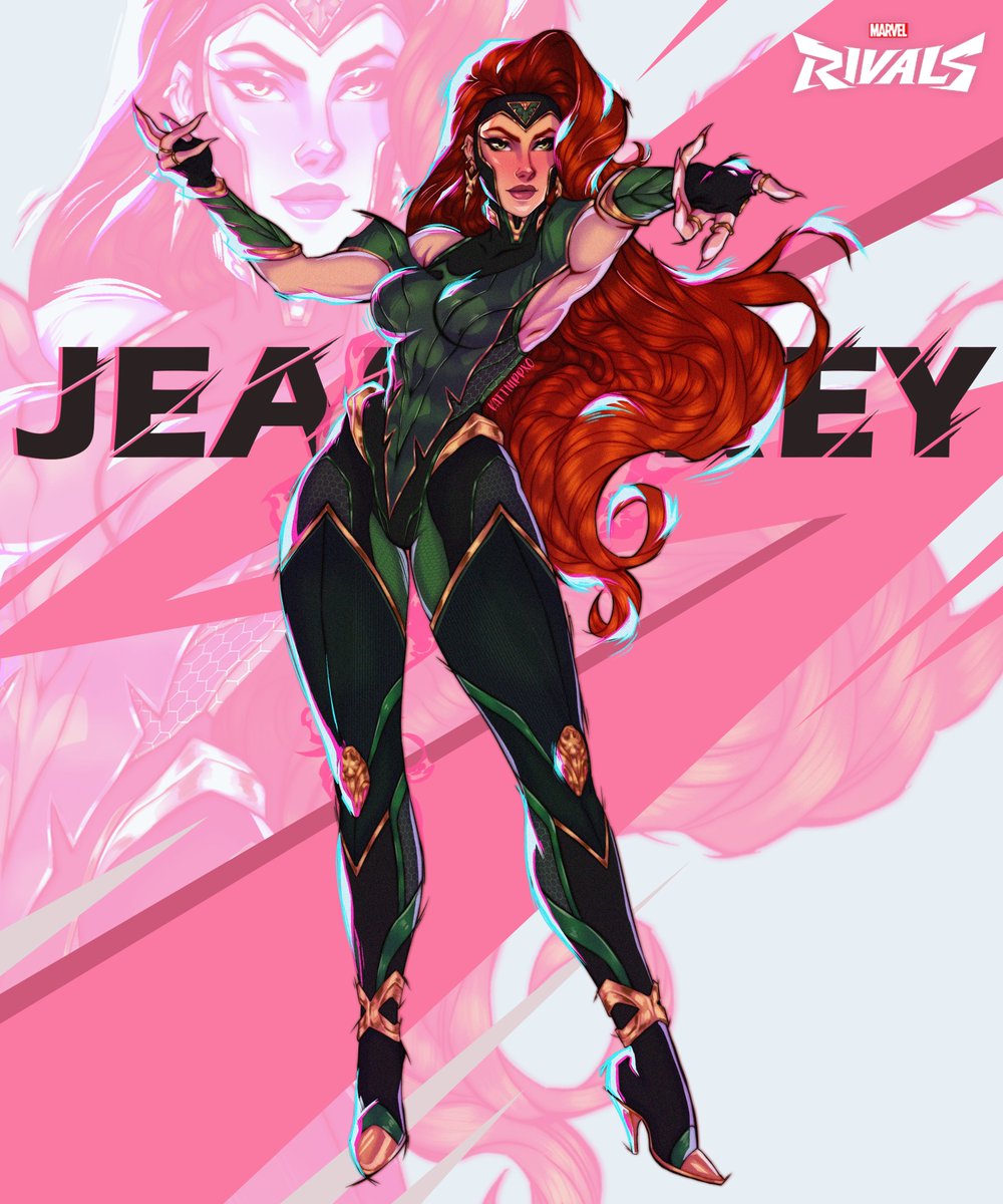 KattNippxo's tweet photo. Jean Grey for Marvel Rivals!!  #JeanGrey #MarvelRivals https://t.co/U9Qpx8AReG