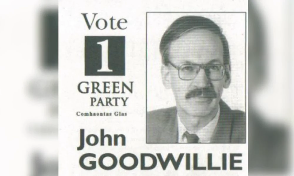 John Goodwillie election poster 1994
