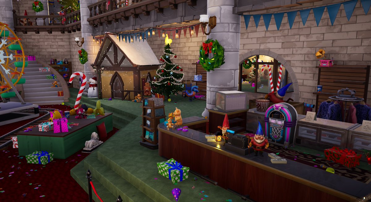 CantoraStudio's tweet photo. 🎄Home Alone 2 - Prop Hunt

Welcome to Toy Jonesy's Shop!

👥 20 players
❓ Place FAKE props to confuse Robbers
🎵 Troll your friends with meme sounds!
🔍 Lots of hidden secrets and Easter eggs
🎅 The best holiday experience in Fortnite

Map code - 6443-3610-3185 https://t.co/Xf4t2918es