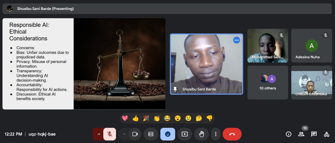 🚀 AI/ML Study Jam Recap!

We explored:
🔹 AI/ML basics
🔹 Real-world apps (NLP, computer vision)
🔹 Key concepts (supervised/unsupervised learning)
🔹 Neural networks &amp; ethical AI
Missed it? Join us next Saturday, Dec 14th at 11 AM for more! 💡✨ #AI #ML #LearnTech